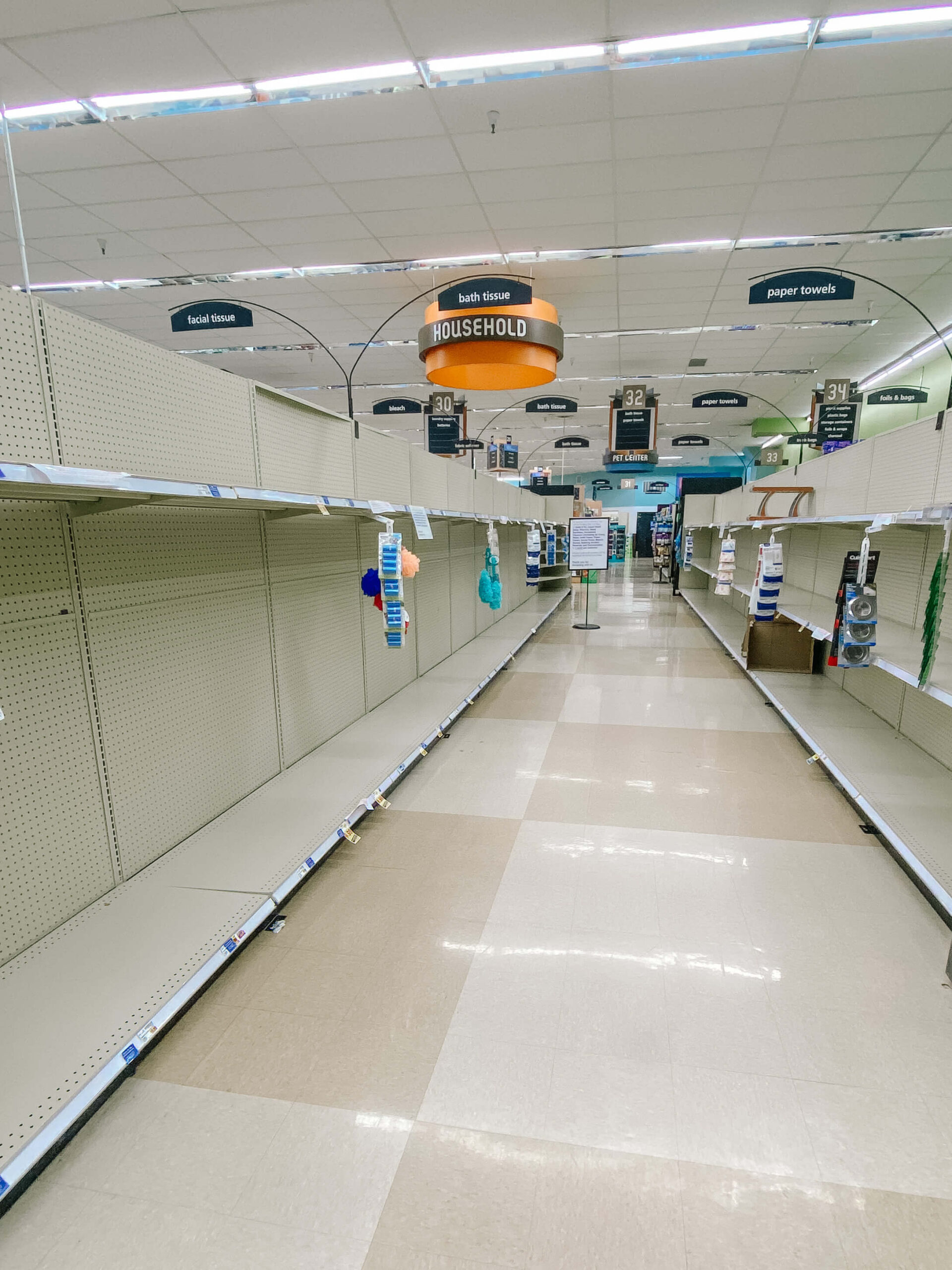 empty store shelves, humble and free, humbleandfree, blog