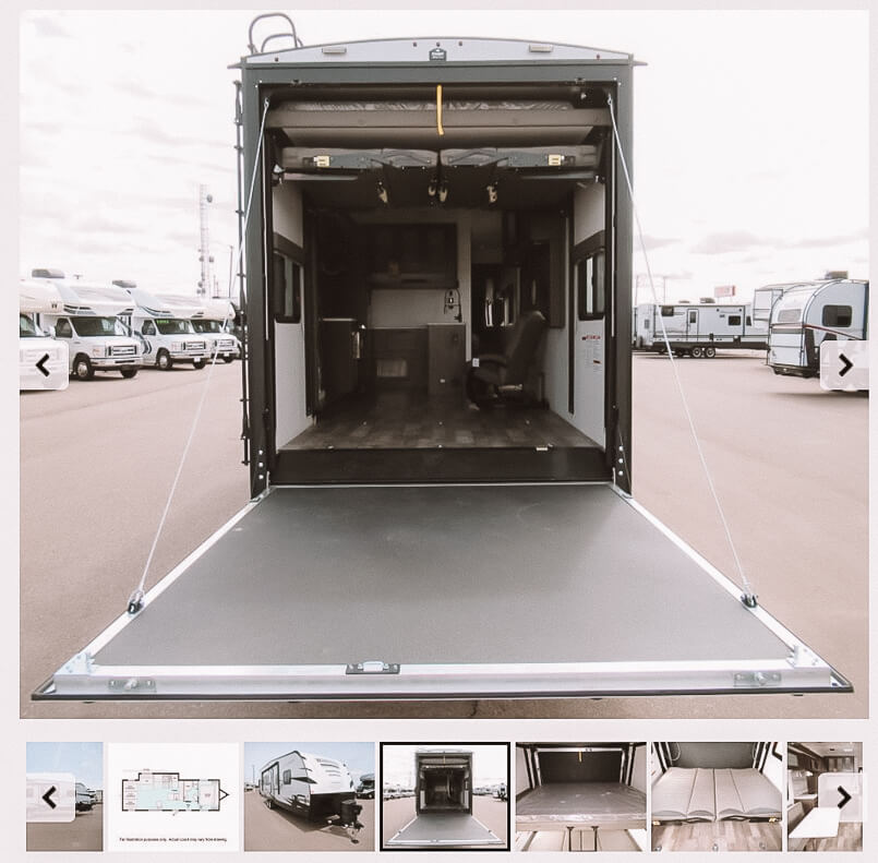 toy hauler camper travel trailer, What type of camper right for you, Buying first Travel Trailer, Van, RV, Humble and free, blog travel, couple, adventure, ourdoors, humbleandfree