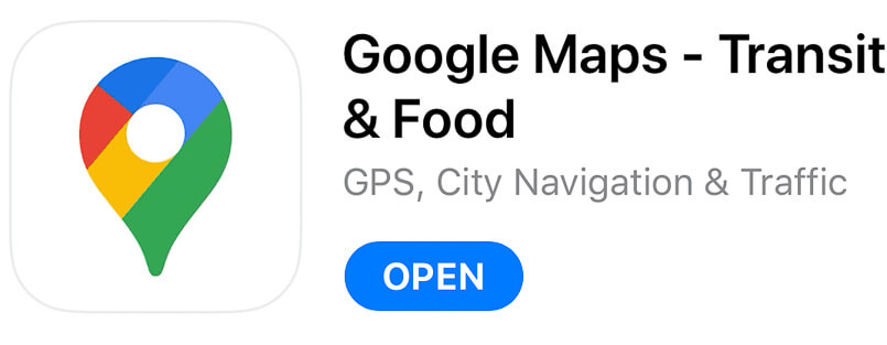 google maps app, iphone, Best app for RV travel, must have RV Apps, Best apps for travel, best apps for road trips, best apps for camping, humble and free, humbleandfree, travel blog