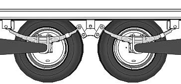 casita axle replacement, replacing, travel trailer, rv, leaf springs