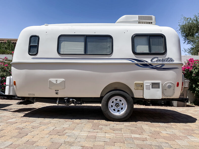 casita axle replacement, replacing, travel trailer, rv, dexter torflex, torsion axle, humble and free, humbleandfree