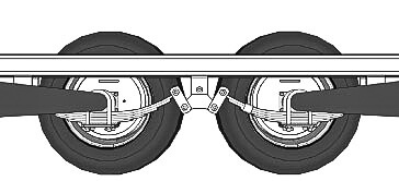 casita axle replacement, replacing, travel trailer, rv, leaf spring